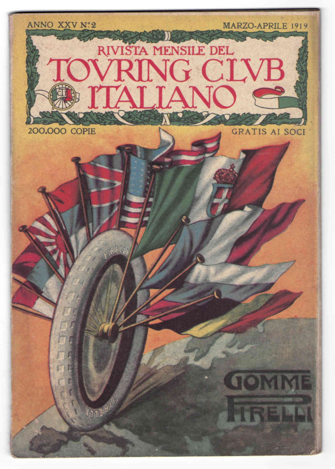 Touring Club Italiano 1919 Marzo-Aprile
