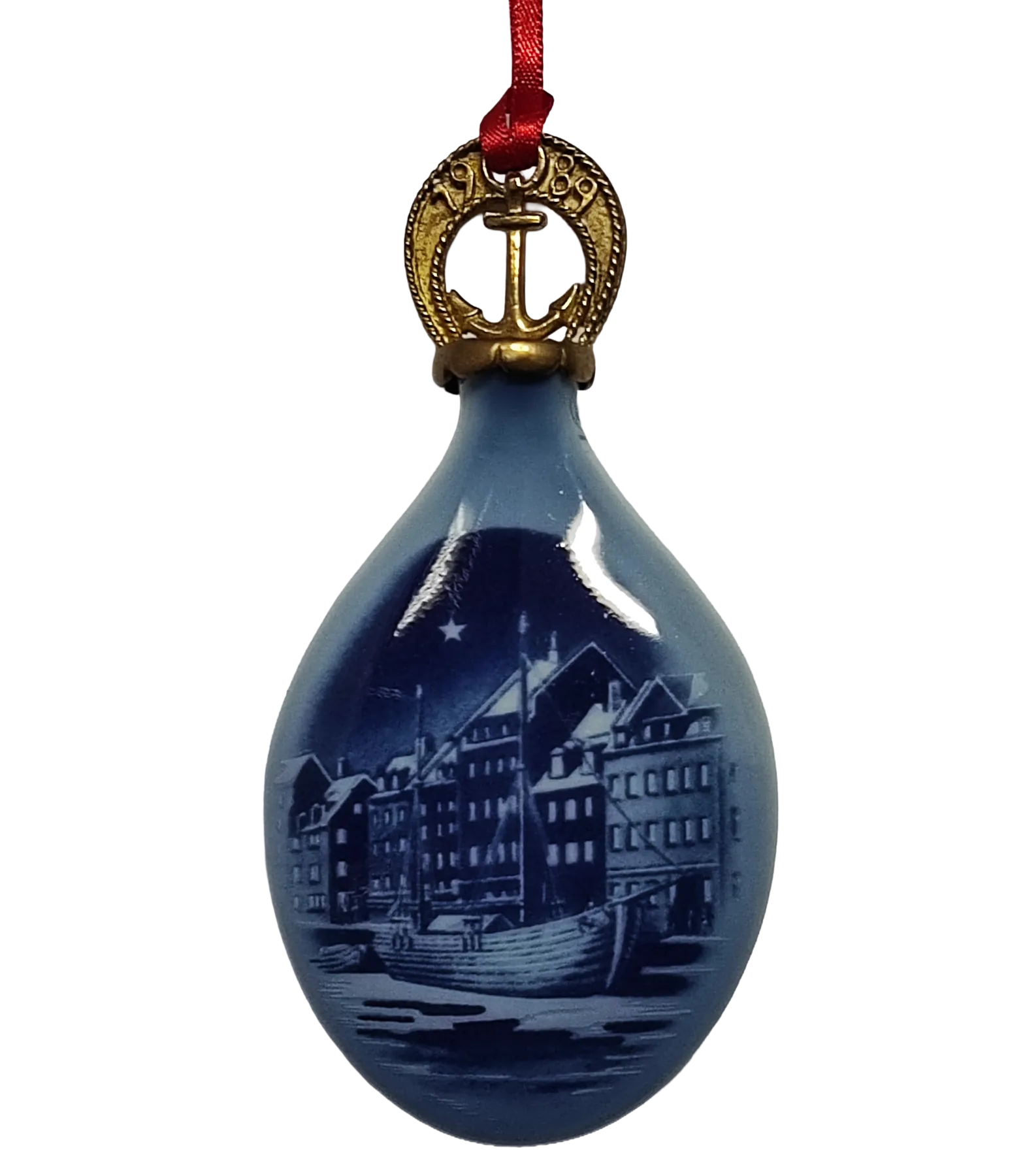 1989 · Bing & Gorndahl Christmas Drop - Goccia di natale intitolata Christmas Anchorage