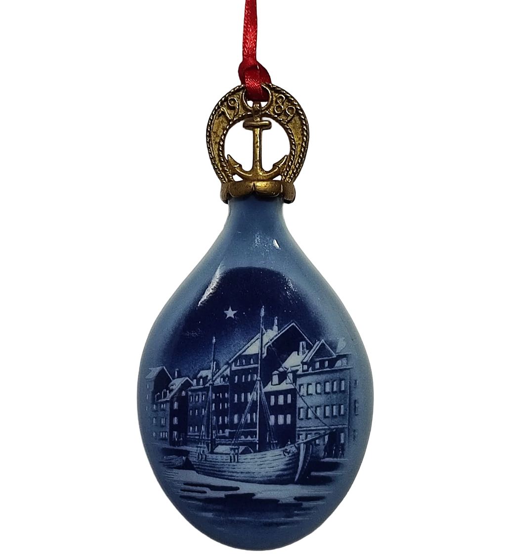 1989 · Bing & Gorndahl Christmas Drop - Goccia di natale intitolata Christmas Anchorage