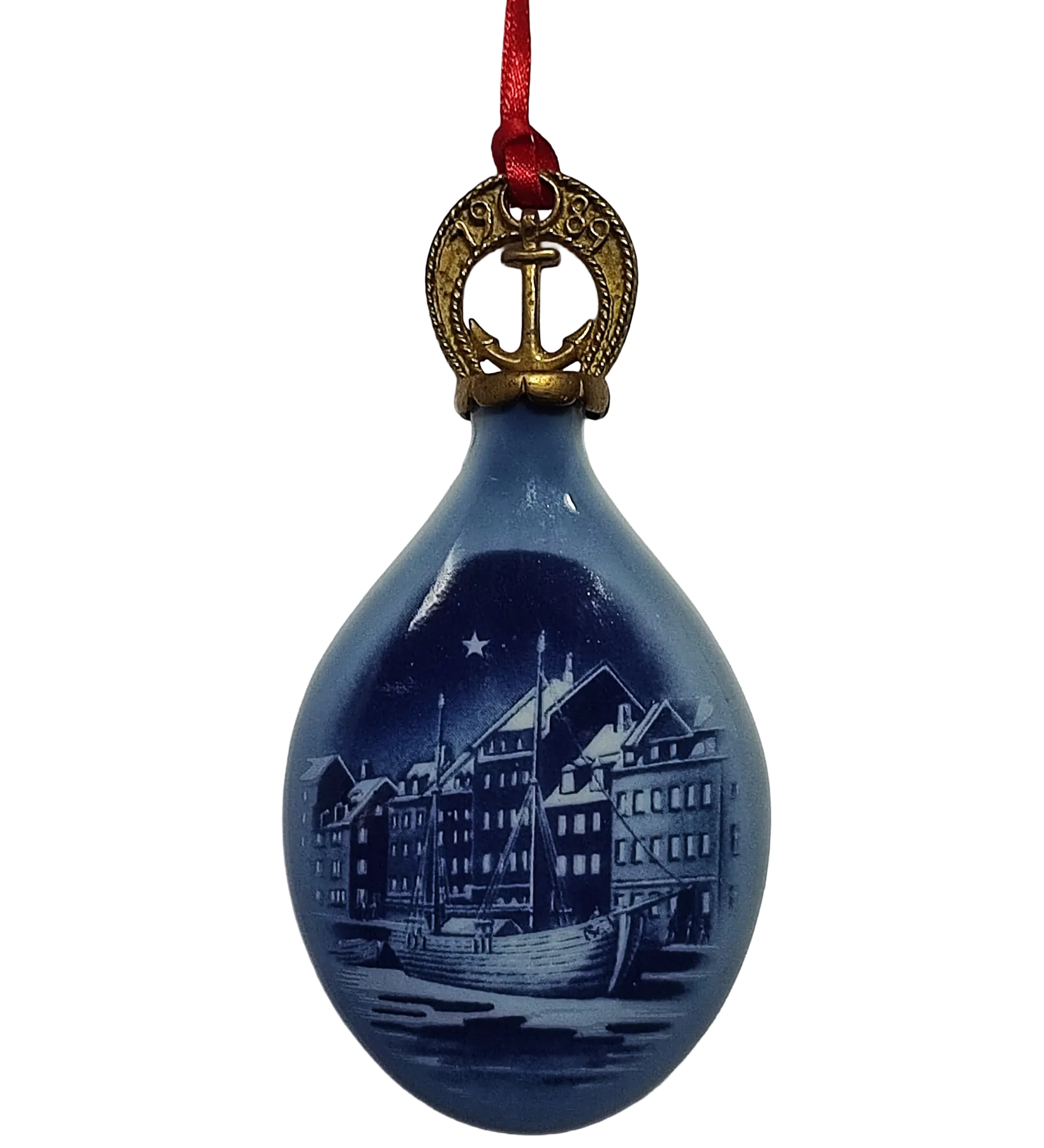 1989 · Bing & Gorndahl Christmas Drop - Goccia di natale intitolata Christmas Anchorage