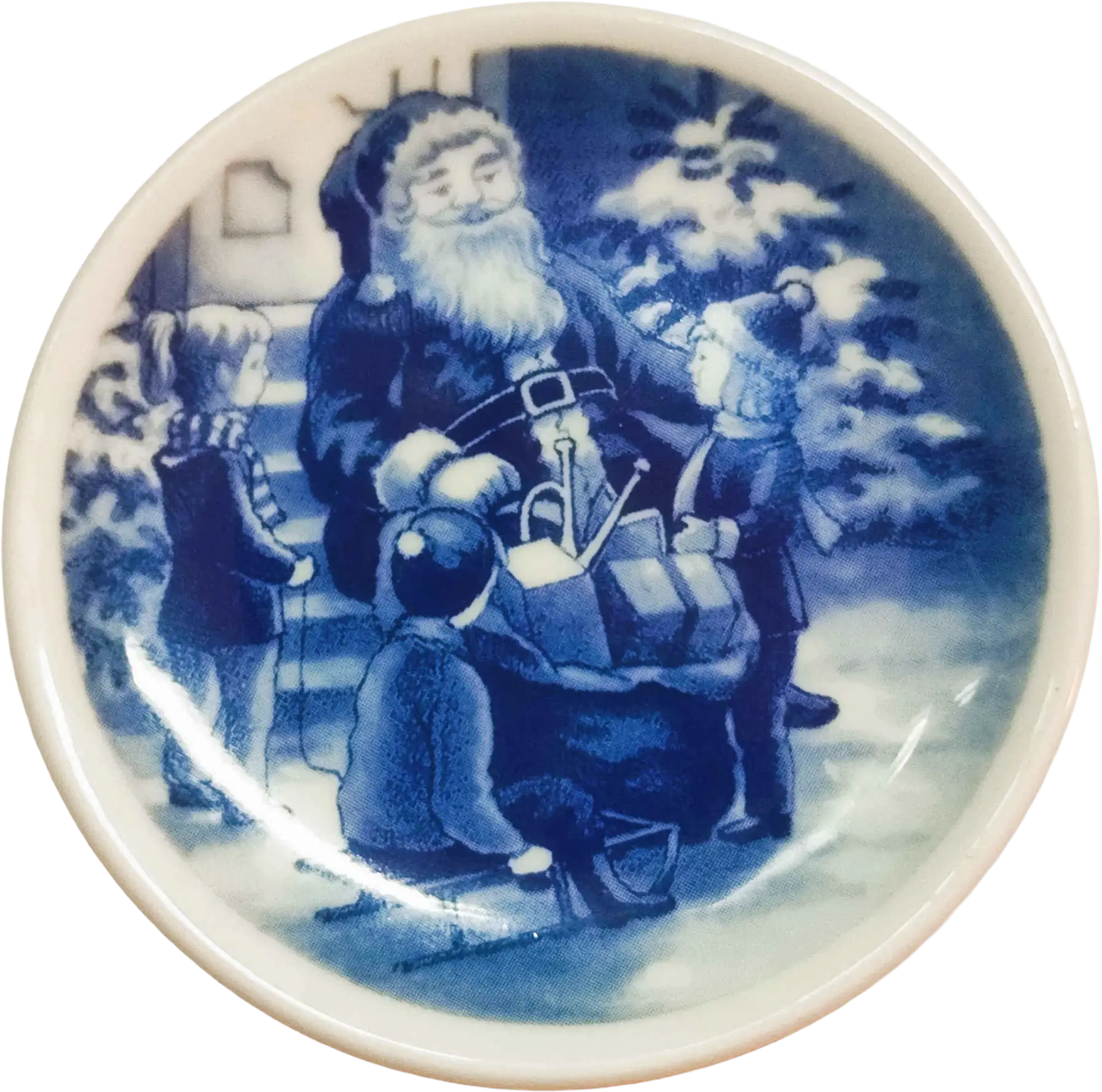2001 · Bing & Grøndahl Christmas Plaquette – Santa Claus - piccolo difetto sul retro
