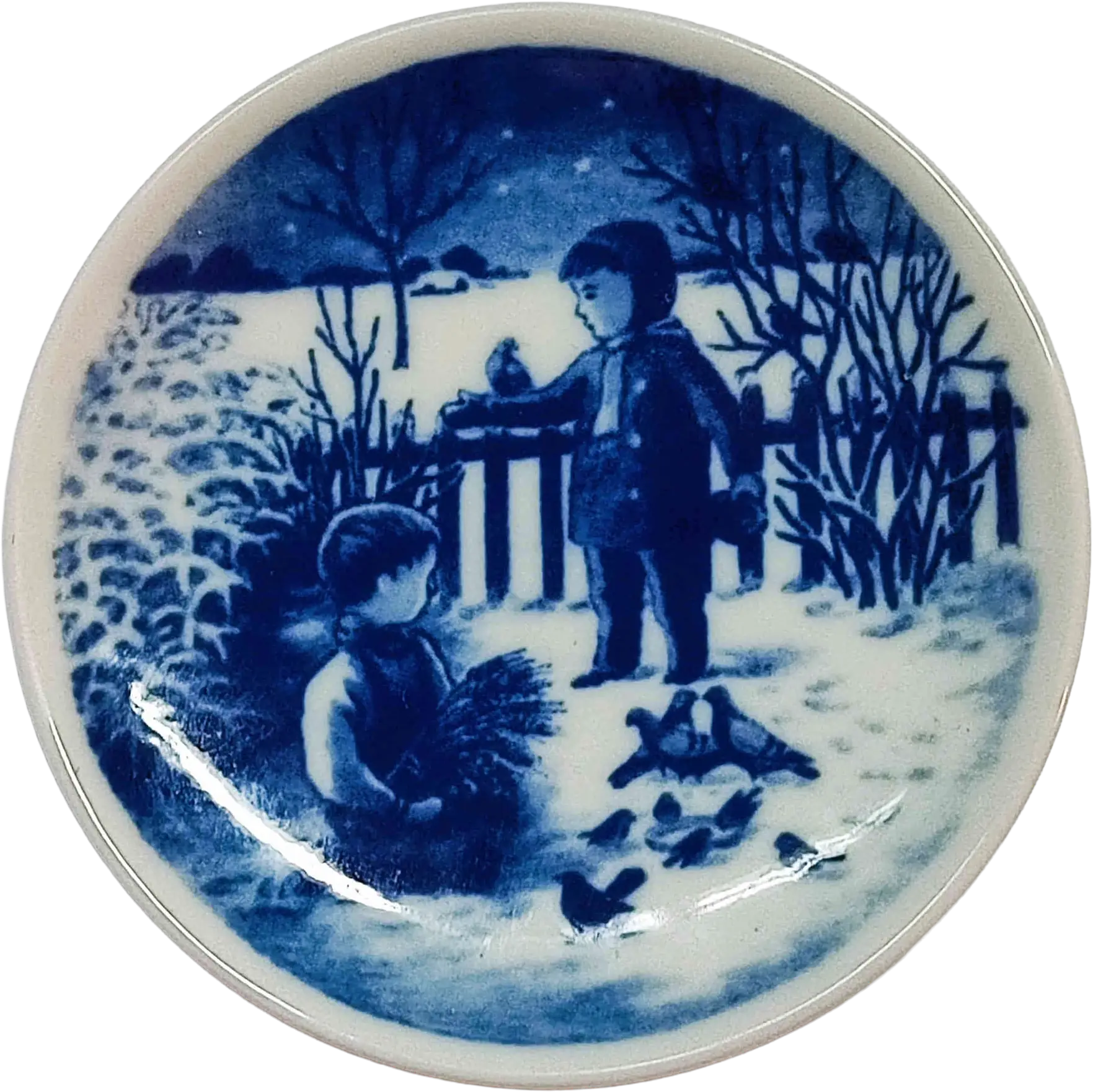 2005 · Bing & Grøndahl Christmas Plaquette – Feeding the birds