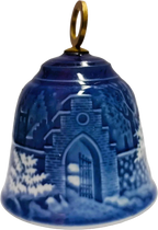 1986 Bing & Grøndahl Christmas Bell - Campanella di Natale - Silent Night Holy Night