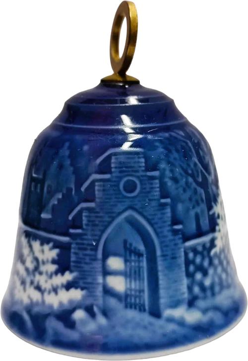 1986 Bing & Grøndahl Christmas Bell - Campanella di Natale - Silent Night Holy Night