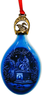 1988 Bing & Grøndahl - Christmas Drop Goccia - Hans Christian Andersen in the Kings Garden