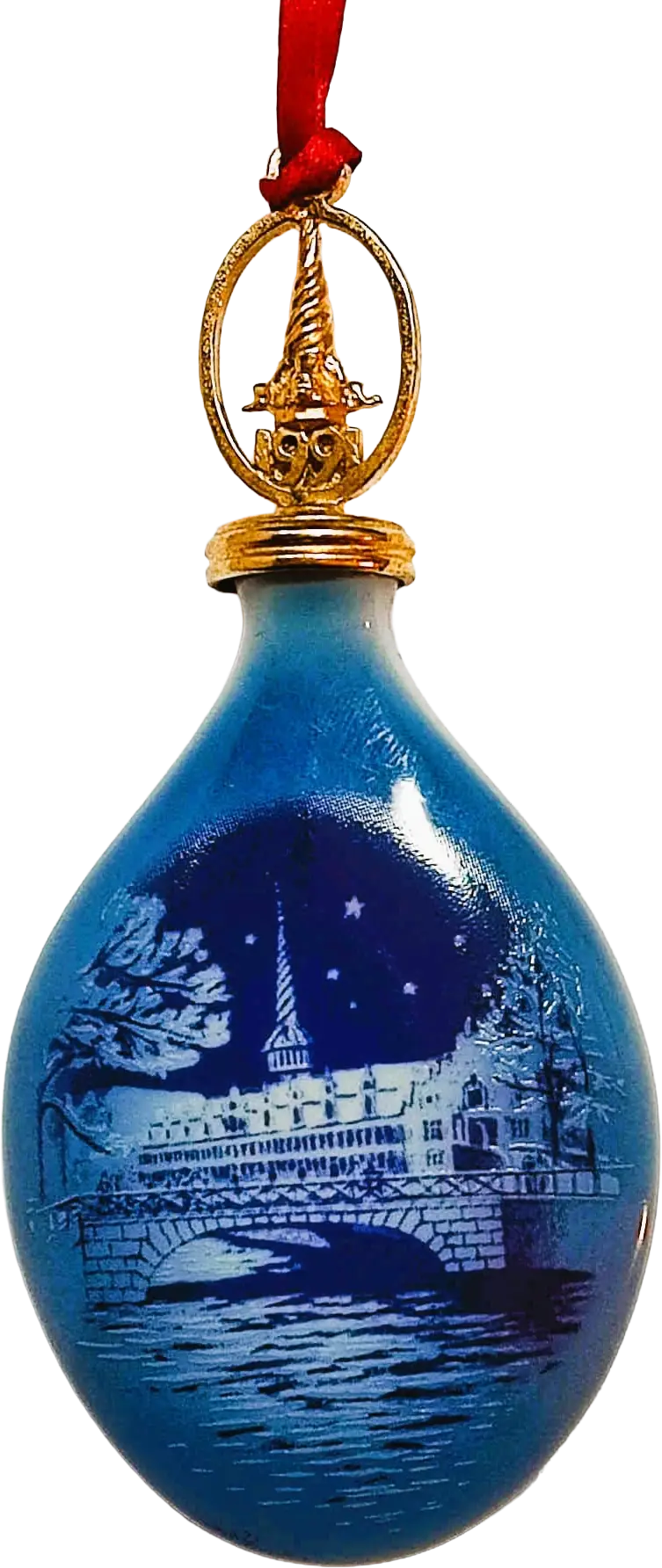 1991 Bing & Gorndahl - Christmas Drop Goccia - Copenhagen Stock Exchange