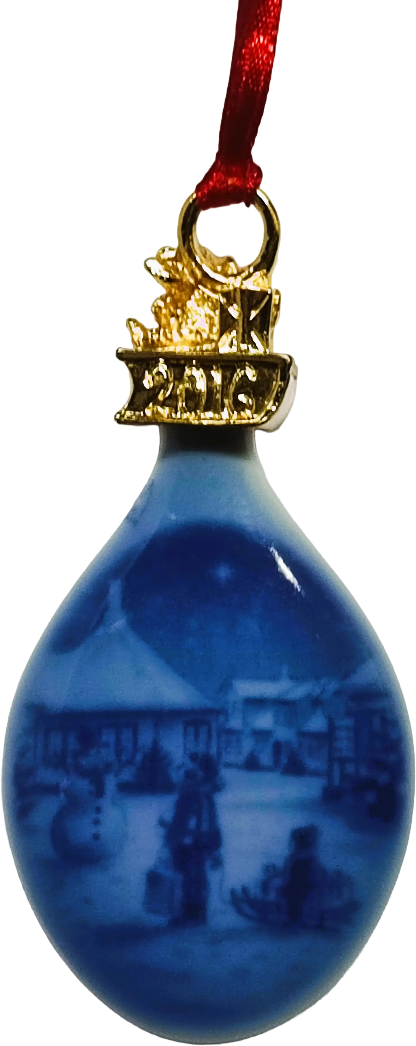 2016 Bing & Grøndahl Christmas Drop Goccia - Hans Christian Andersen's childhood Home