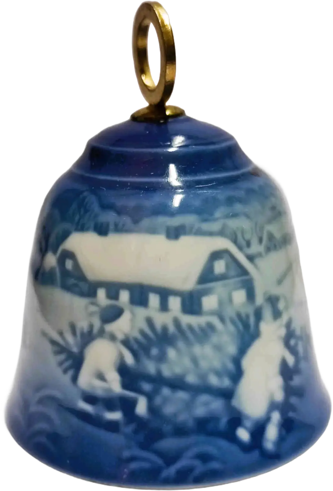 1992 Bing & Grøndahl Christmas Bell - Campanella di Natale - Pastors Christmas