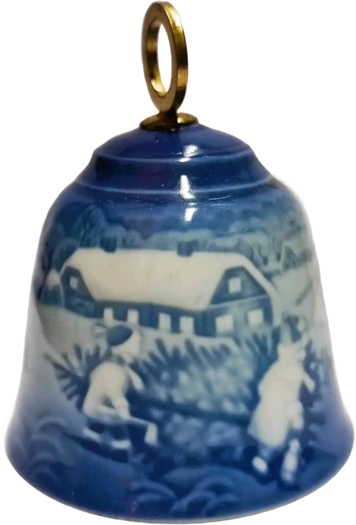 1982 Bing & Grøndahl Christmas Bell - Campanella di Natale - The Christmas Tree