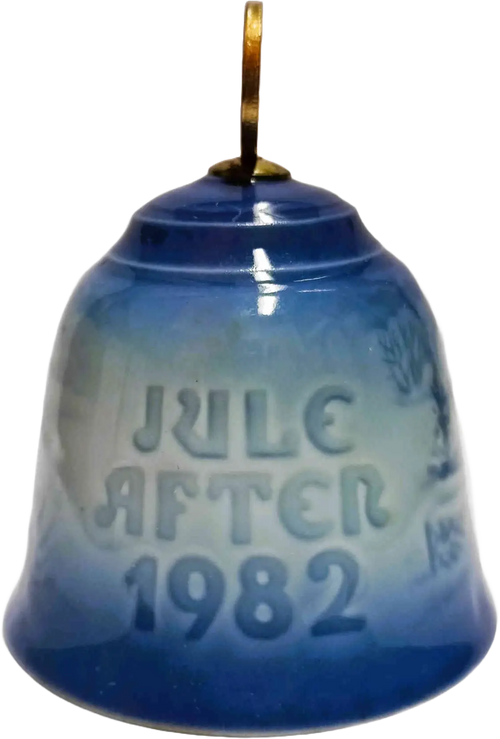 1982 Bing & Grøndahl Christmas Bell - Campanella di Natale - The Christmas Tree
