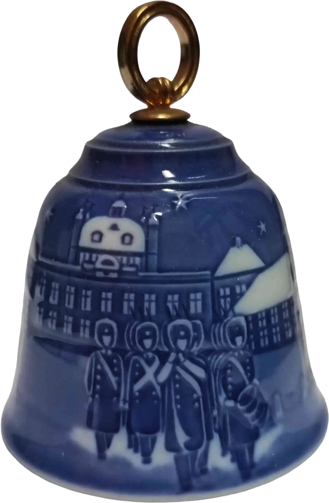 1990 Bing & Grøndahl Christmas Bell - Campanella di natale- Changing of the Guards