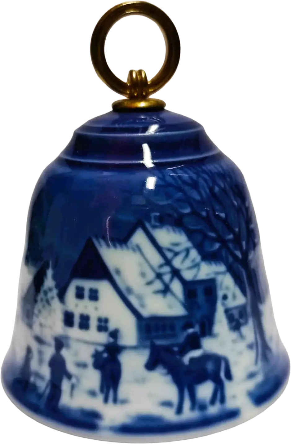 1994 Bing & Grøndahl Christmas Bell - Campanella di Natale - A Day at the Deer Park