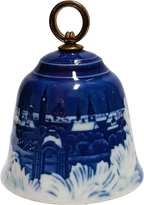 1995 Bing & Grøndahl Christmas Bell - Campanella di Natale - Towers at Copenhagen