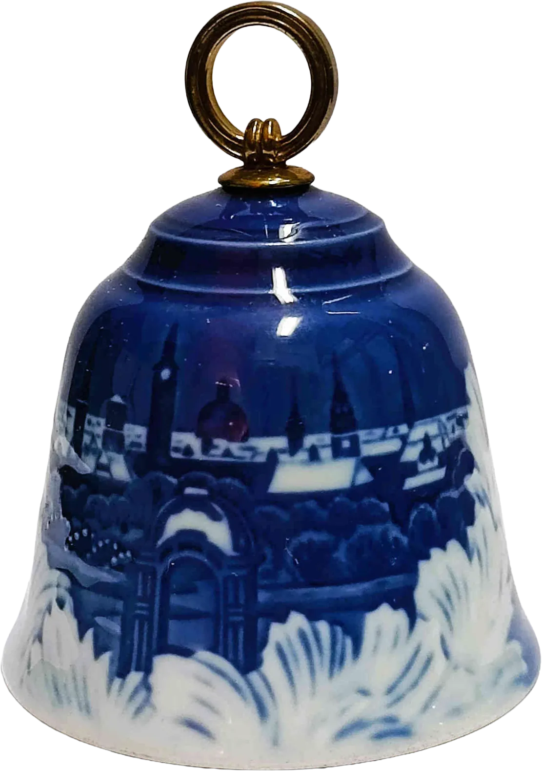 1995 Bing & Grøndahl Christmas Bell - Campanella di Natale - Towers at Copenhagen