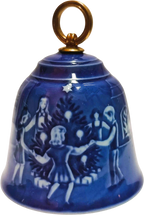 1999 Bing & Grøndahl Christmas Bell - Campanella di natale - Dancing on Christmas Eve