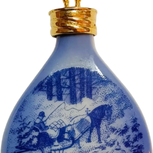 Goccia di Natale 2003 Royal Copenhagen - Auguri di stagione - Sven Vestergaard - Bianco; Blu; Oro