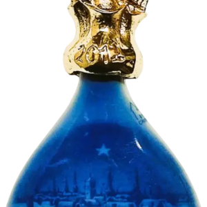 Goccia di Natale 2012 Bing & Grøndahl - Visita di Babbo Natale - Jørgen Nielsen - Bianco; Blu; Oro