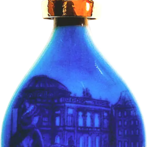 Goccia di Natale 2016 Royal Copenhagen - Pattinaggio sul ghiaccio a Copenaghen - Allan Therkelsen - Bianco; Blu; Oro