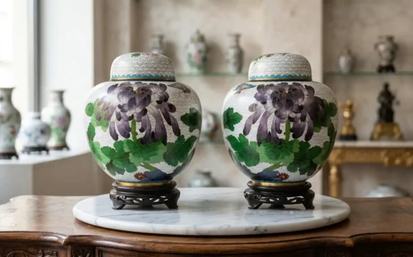 VASO-CLOISONNE-CINA-00006-BIANCO exGM-1659
